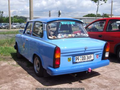 Four-stroke rear view. Note the larger rear light clusters