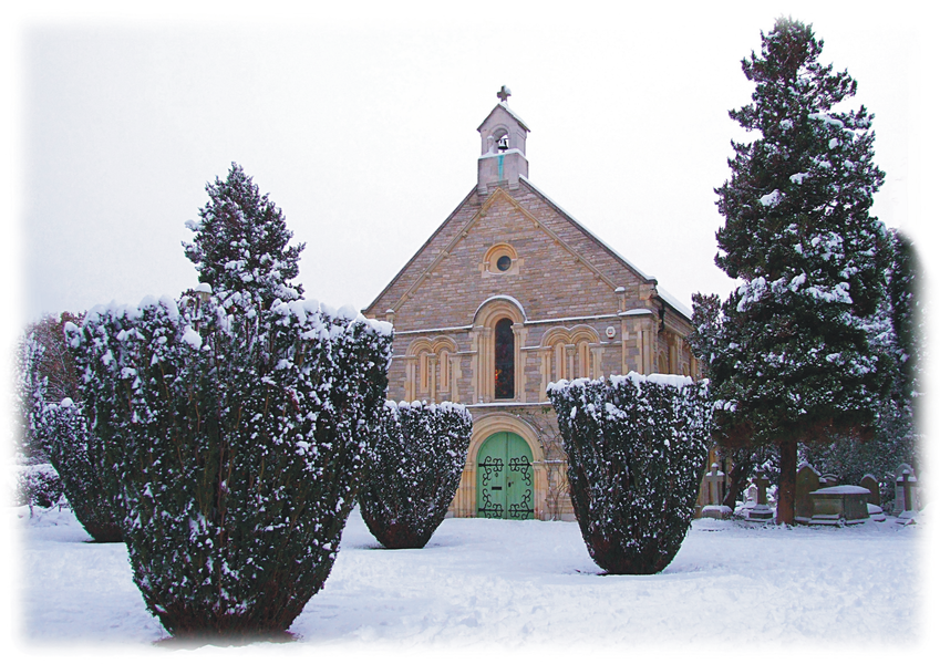 Christmas card 2010, The Old Cemetery in the Snow.